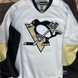 Reebok NHL White and Black Jersey - XXL